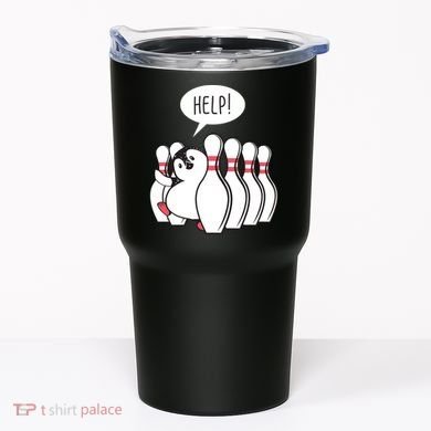 Help Penguin Bowling Pin Tumbler