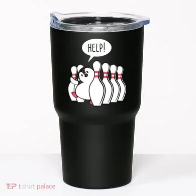 Help Penguin Bowling Pin Tumbler