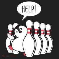 Help Penguin Bowling Pin Tumbler thumb 3