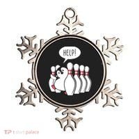 Help Penguin Bowling Pin Ornament thumb 0