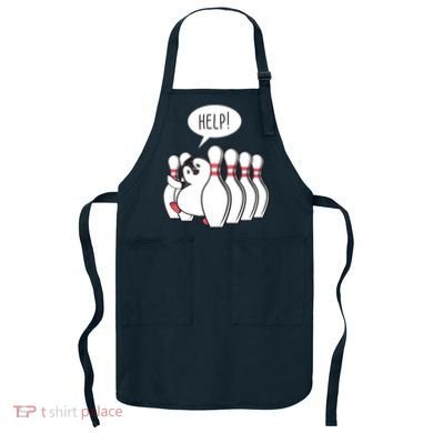 Help Penguin Bowling Pin Apron