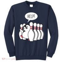 Help Penguin Bowling Pin Sweatshirt thumb 0