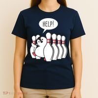Help Penguin Bowling Pin T-Shirt thumb 4