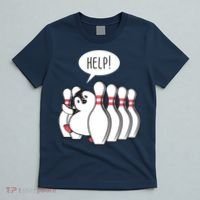 Help Penguin Bowling Pin T-Shirt thumb 5