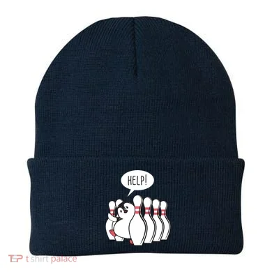 Help Penguin Bowling Pin Beanie