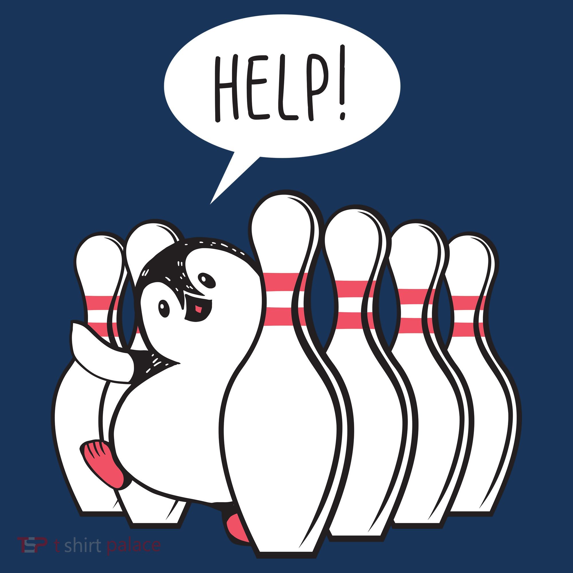 Help Penguin Bowling Pin Pajama Set