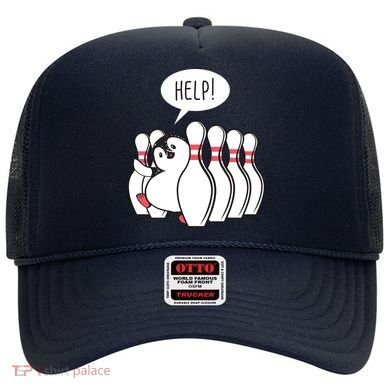 Help Penguin Bowling Pin Hat