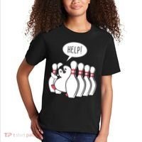 Help Penguin Bowling Pin Kids T-Shirt thumb 2