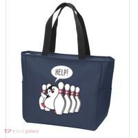 Help Penguin Bowling Pin Tote Bag thumb 3