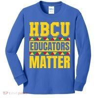 Hbcu Educators Matter Funny Hbcu Educator Black History Gift Kids Long Sleeve Shirt thumb 0