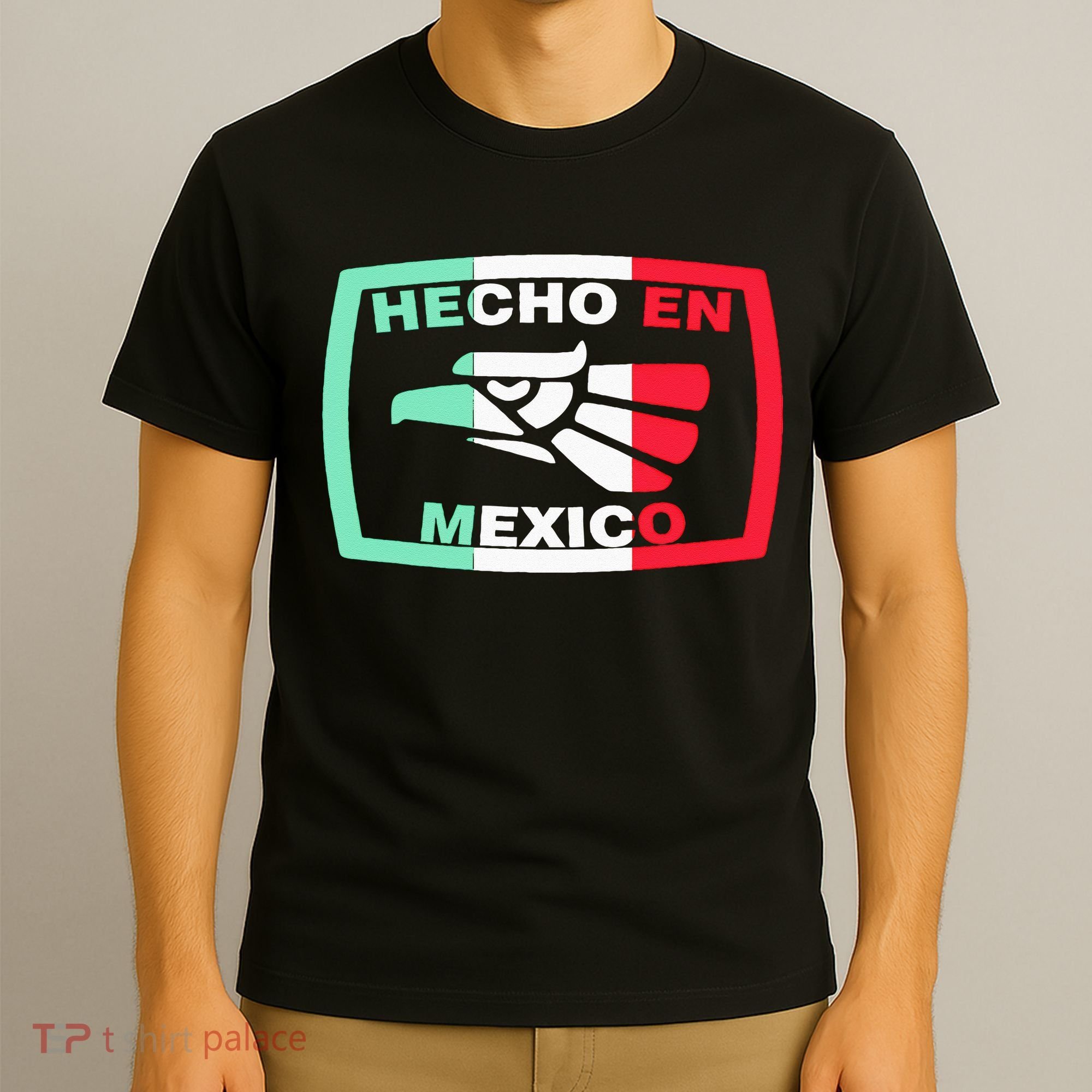 Hecho En Mexico Eagle Mexican Independence Day T-Shirt