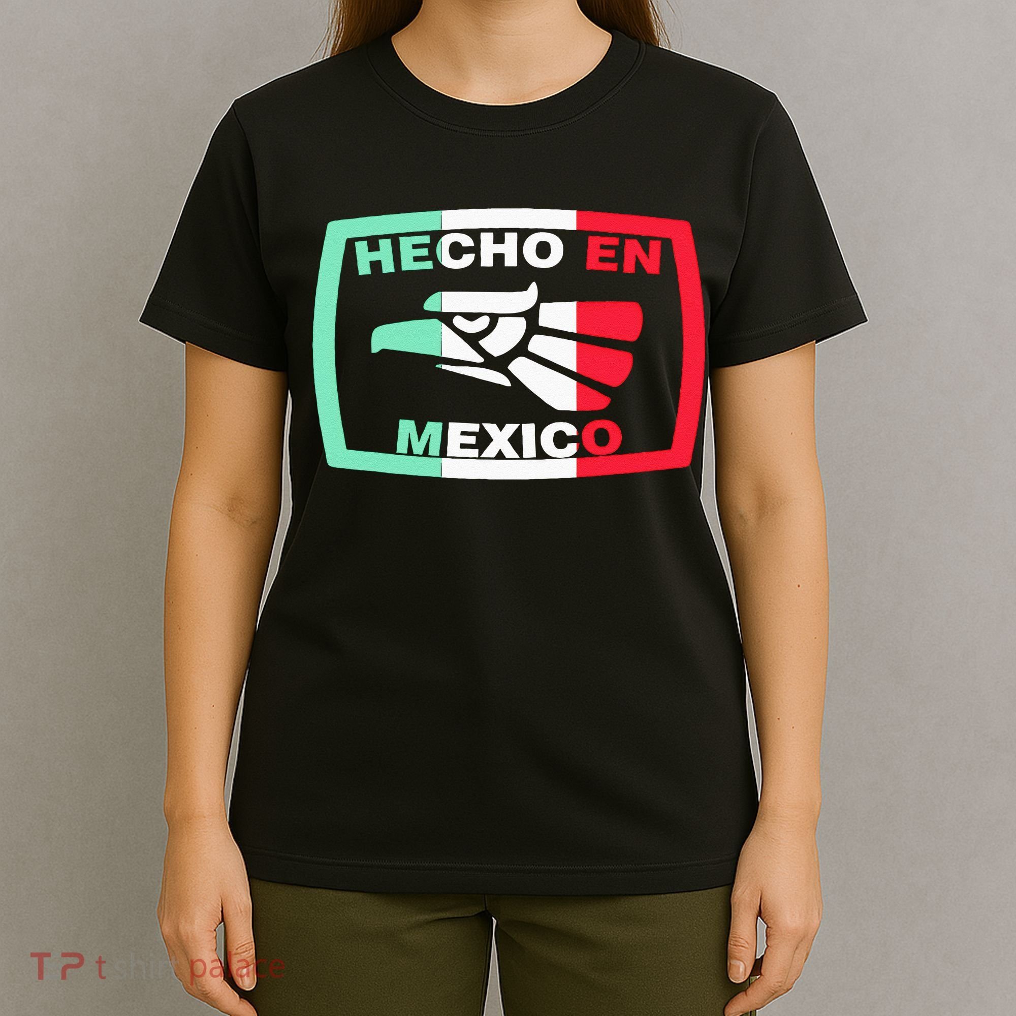 Hecho En Mexico Eagle Mexican Independence Day T-Shirt