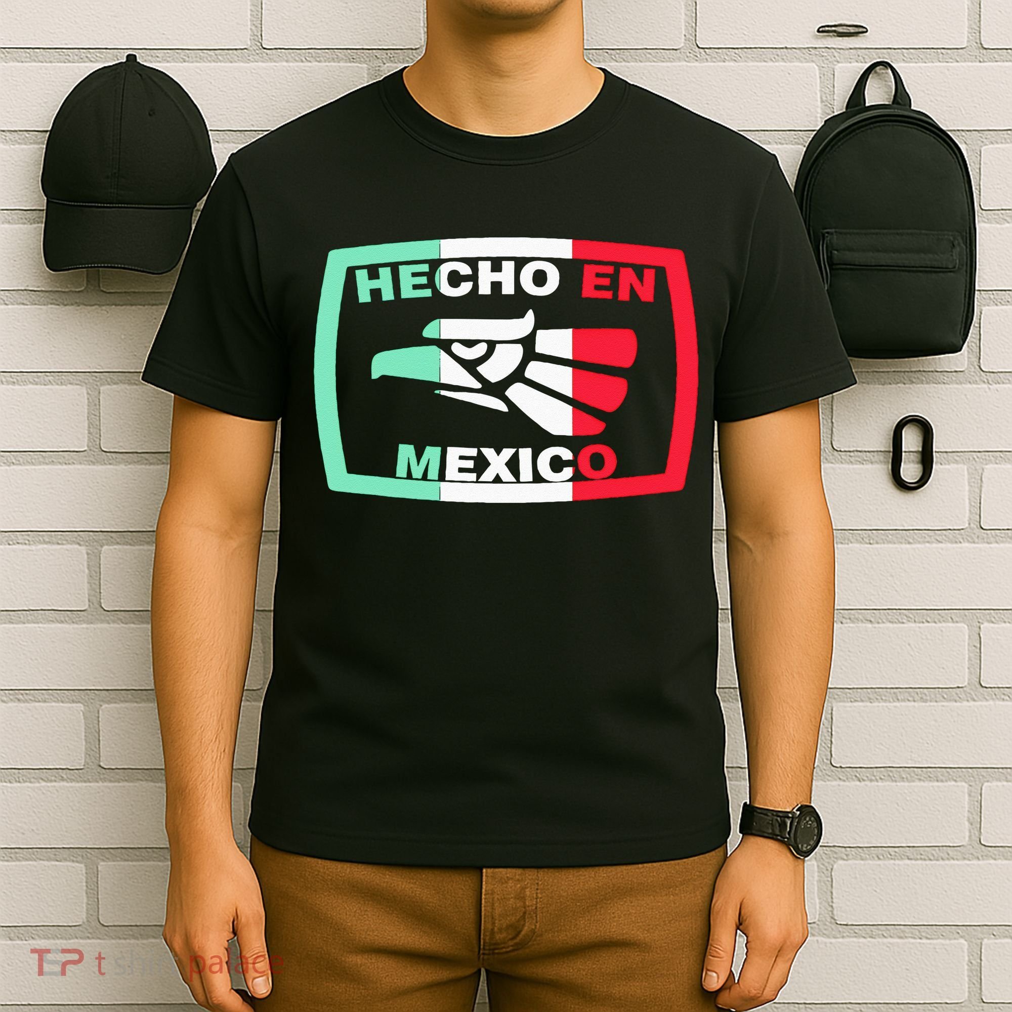 Hecho En Mexico Eagle Mexican Independence Day T-Shirt
