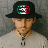Hecho En Mexico Eagle Mexican Independence Day Bucket Hat thumb 2