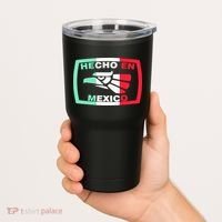 Hecho En Mexico Eagle Mexican Independence Day Tumbler thumb 2