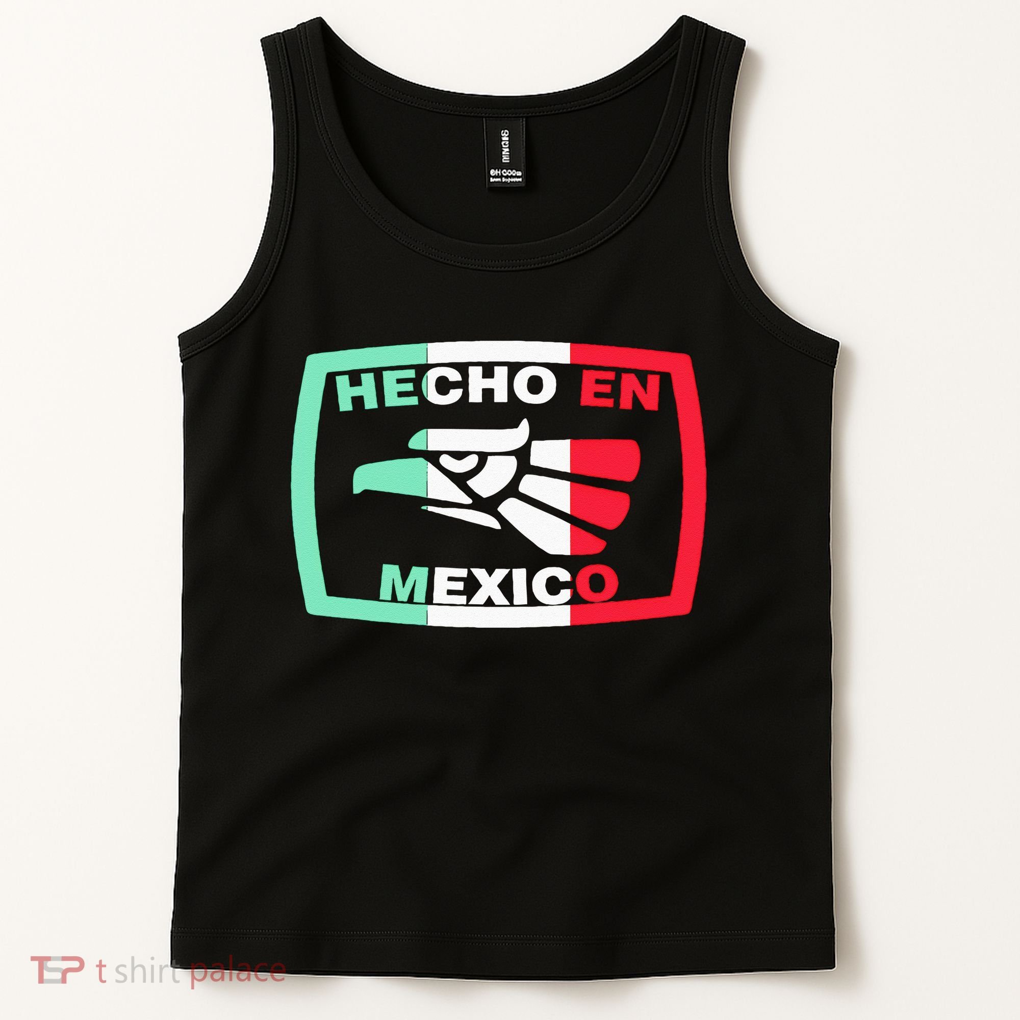 Hecho En Mexico Eagle Mexican Independence Day Tank Top