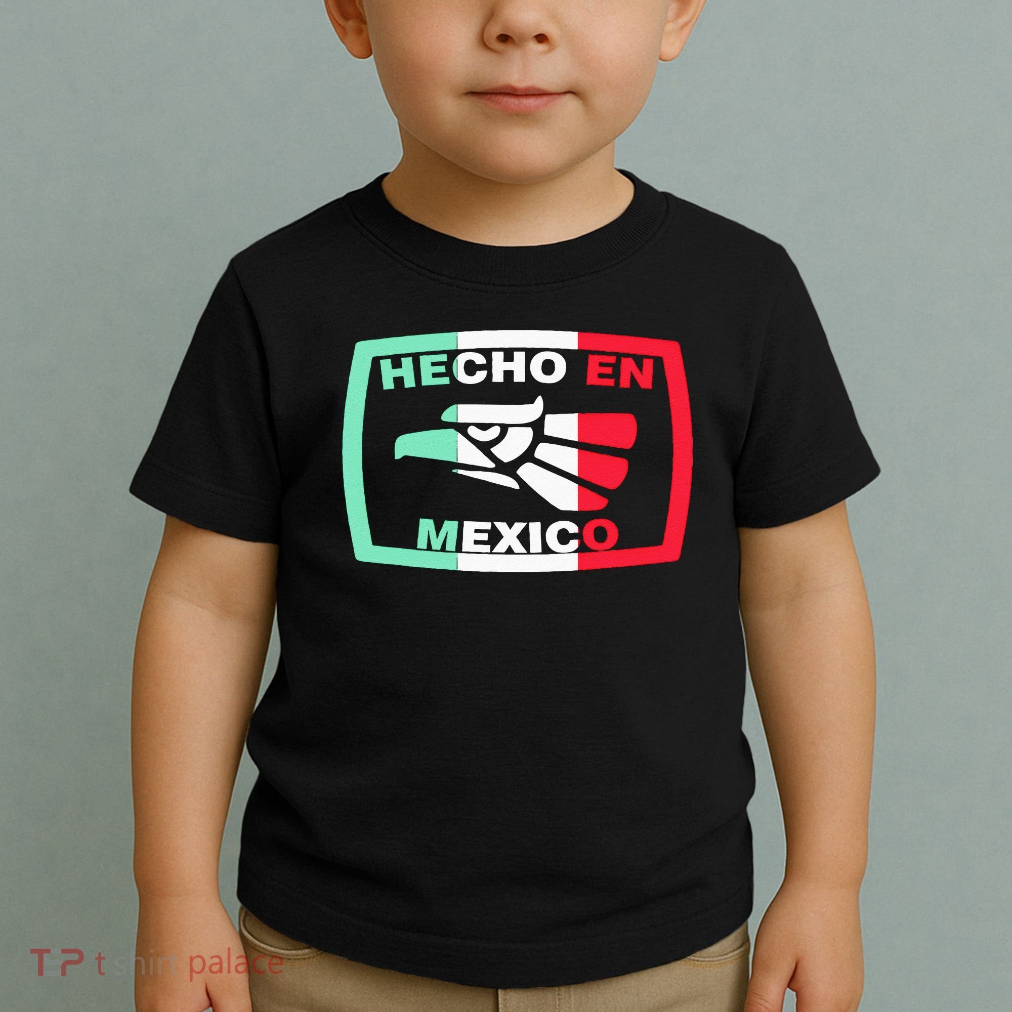 Hecho En Mexico Eagle Mexican Independence Day Toddler T-Shirt