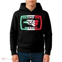 Hecho En Mexico Eagle Mexican Independence Day Kids Hoodie thumb 4