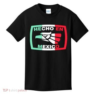 Hecho En Mexico Eagle Mexican Independence Day Kids T-Shirt