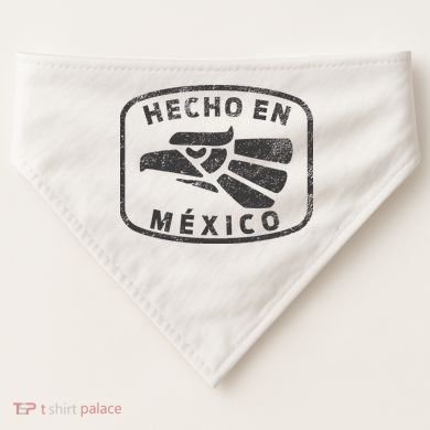 Hecho En Mexico Made In Mexico Vintage Fun USA-Made Doggie Bandana