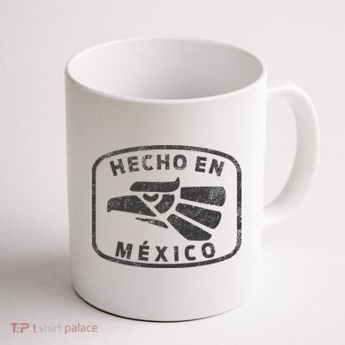 Hecho En Mexico Made In Mexico Vintage Fun Coffee Mug back