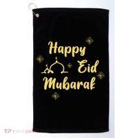 Happy Eid Mubarak Celebration Golf Towel thumb 0