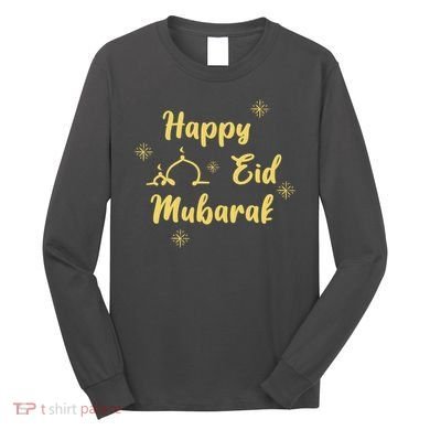 Happy Eid Mubarak Celebration Long Sleeve Shirt