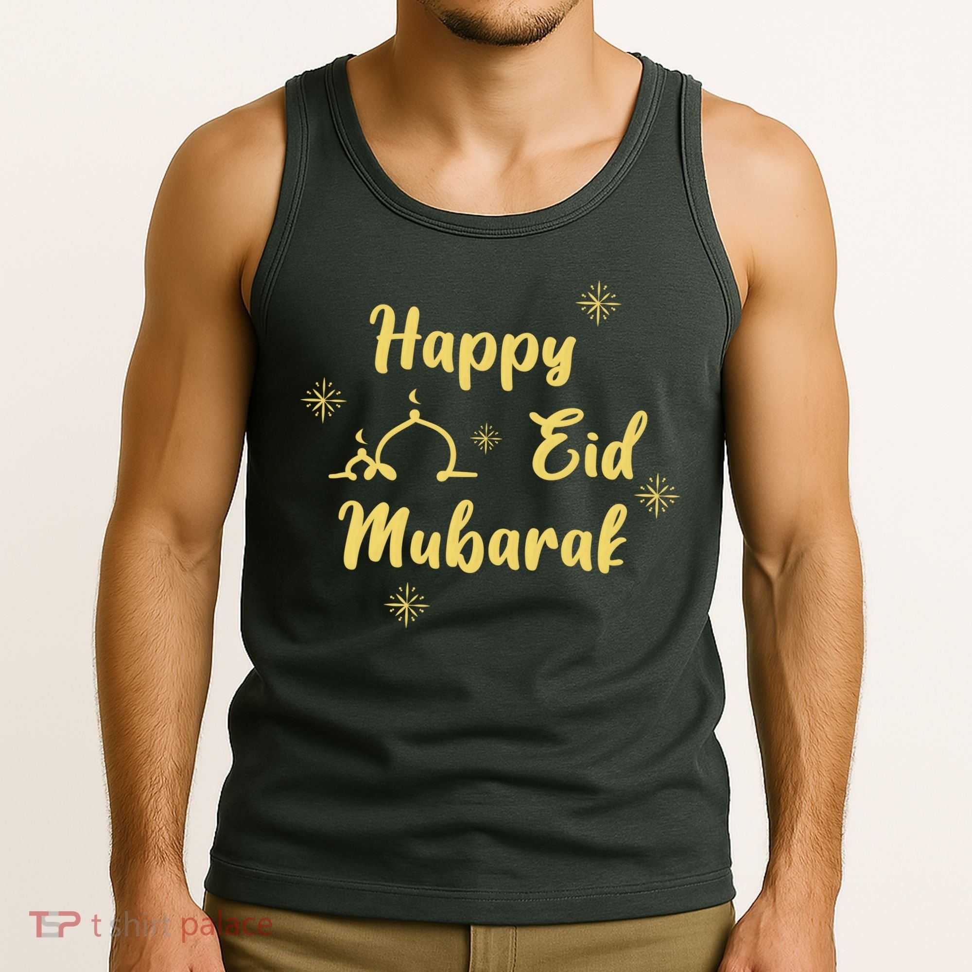 Happy Eid Mubarak Celebration Tank Top