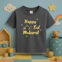 Happy Eid Mubarak Celebration Toddler T-Shirt thumb 3