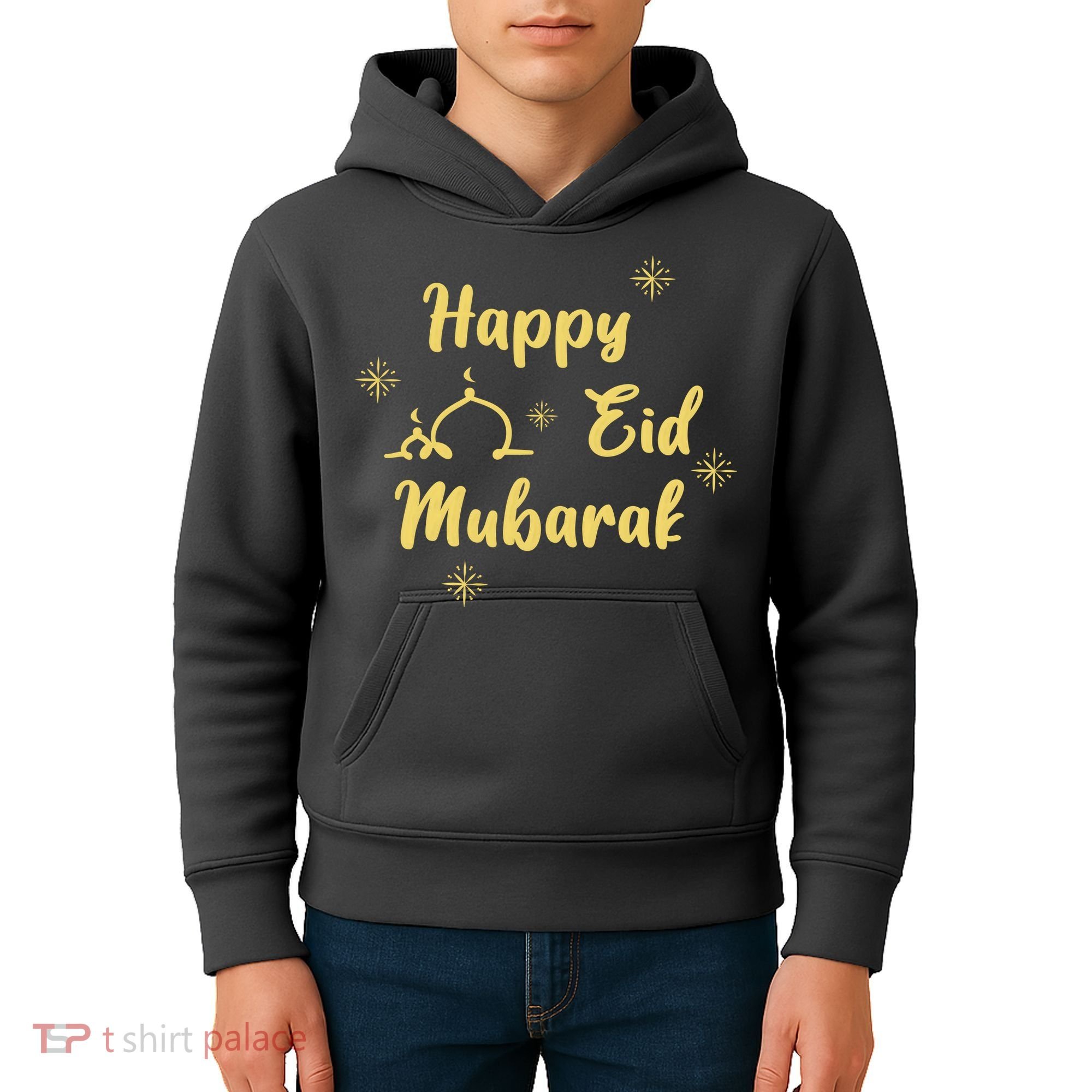 Happy Eid Mubarak Celebration Kids Hoodie