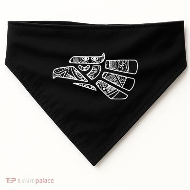 Hecho En Mexico Aztec Calendar Mexican Eagle USA-Made Doggie Bandana