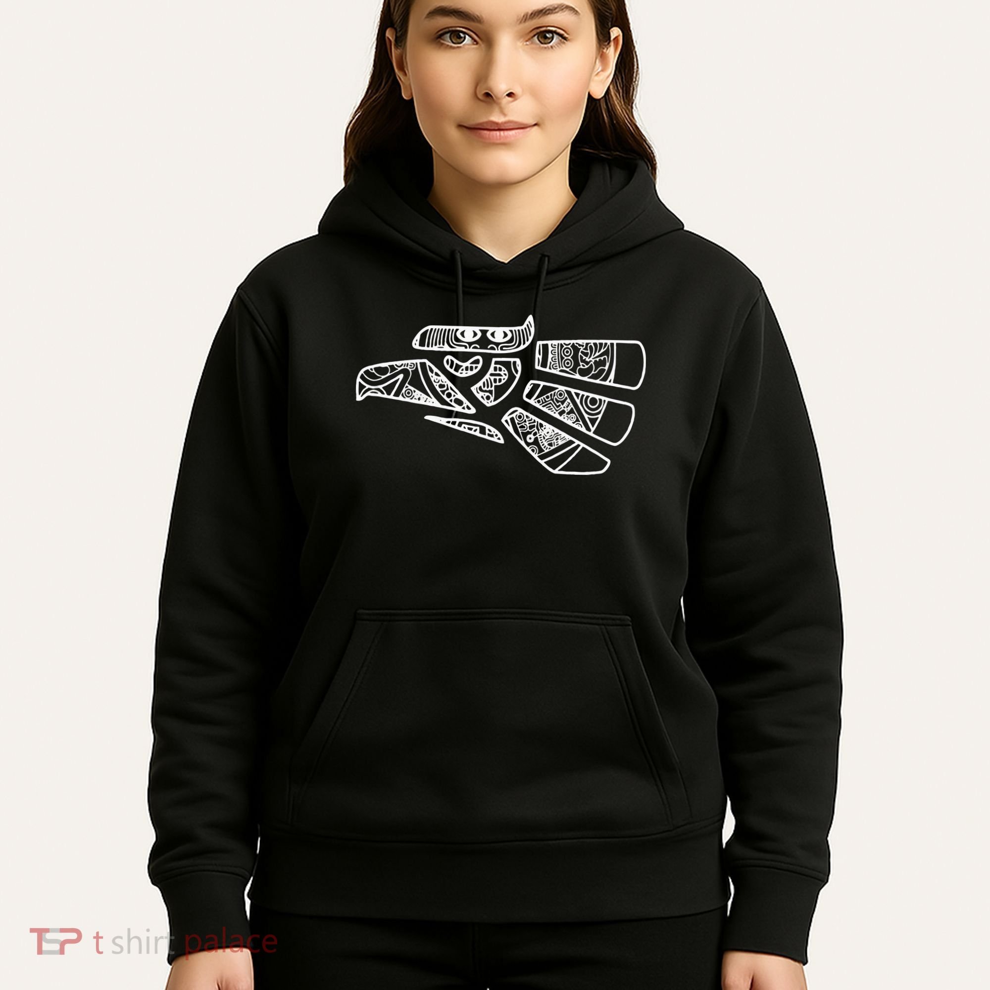 Hecho En Mexico Aztec Calendar Mexican Eagle Hoodie