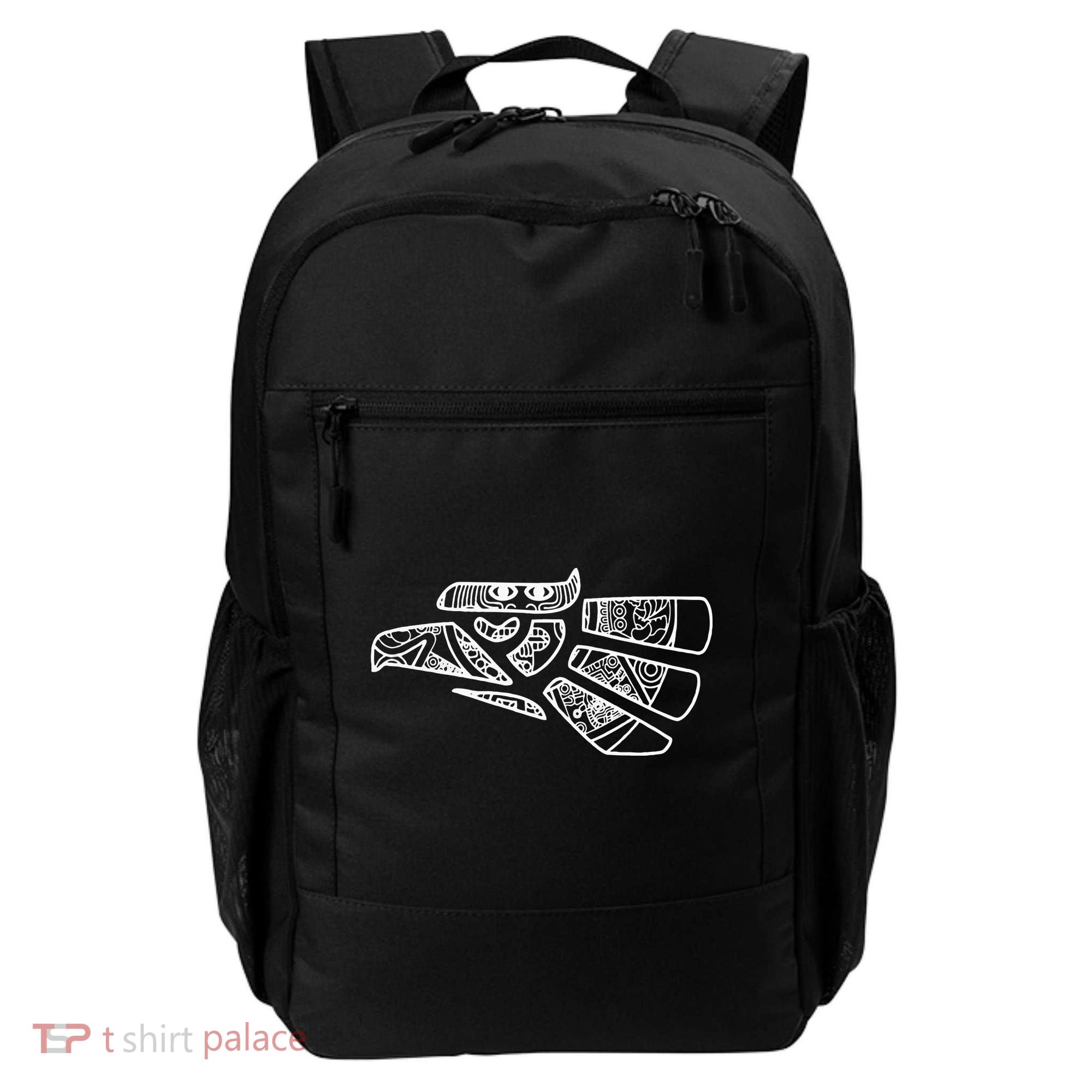Hecho En Mexico Aztec Calendar Mexican Eagle Backpack