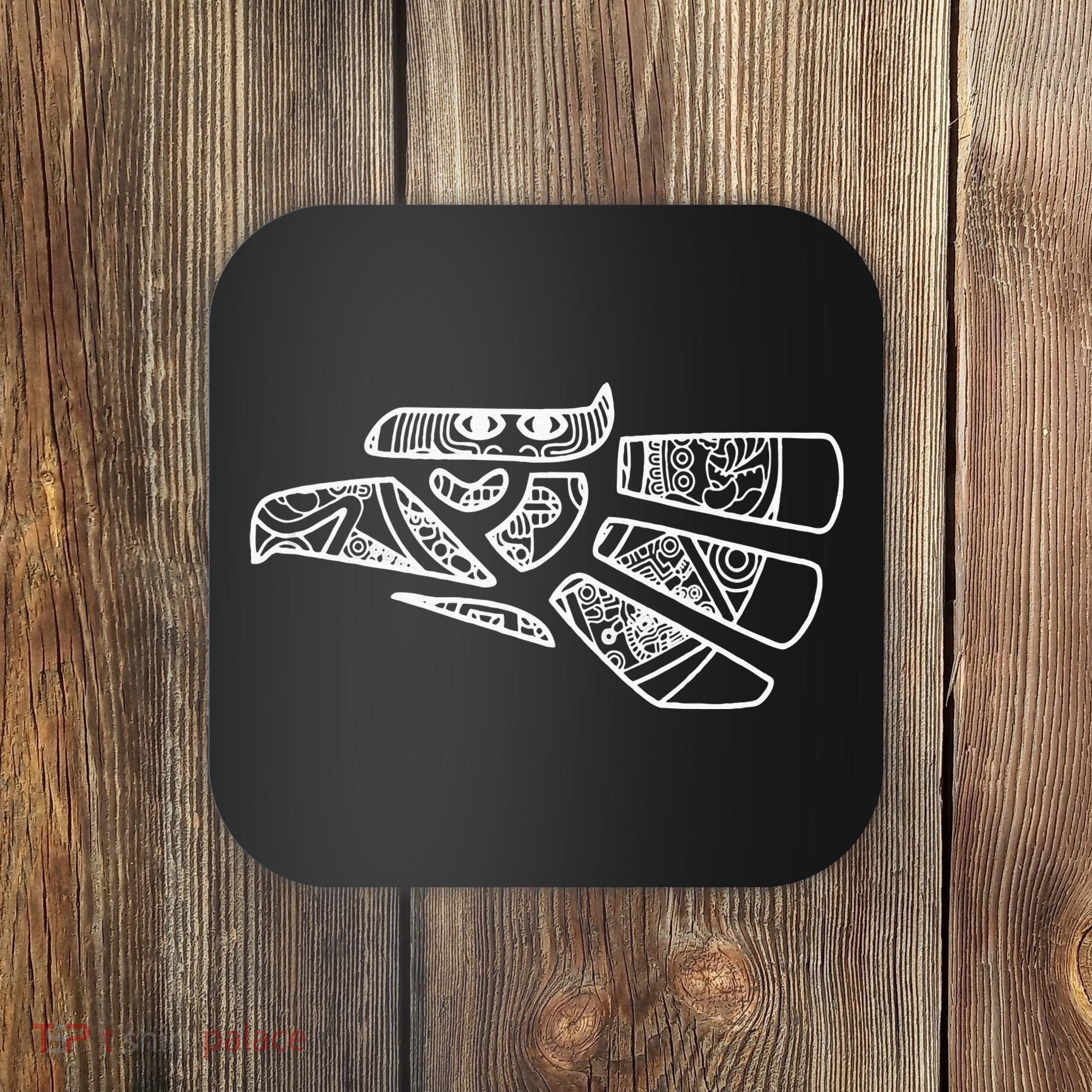 Hecho En Mexico Aztec Calendar Mexican Eagle Coaster