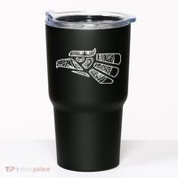 Hecho En Mexico Aztec Calendar Mexican Eagle Tumbler thumb 0