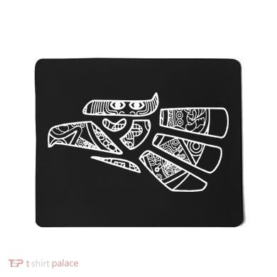 Hecho En Mexico Aztec Calendar Mexican Eagle Mousepad