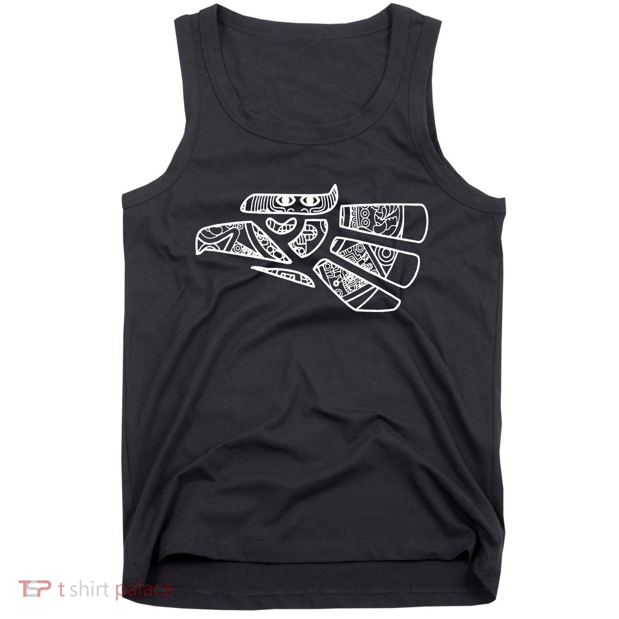 Hecho En Mexico Aztec Calendar Mexican Eagle Tank Top