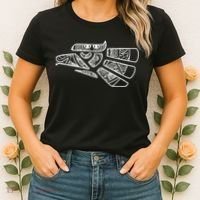 Hecho En Mexico Aztec Calendar Mexican Eagle Women's T-Shirt thumb 2