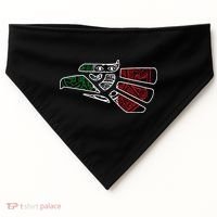 Hecho En Mexico Aztec Calendar Mexican Eagle USA-Made Doggie Bandana thumb 0