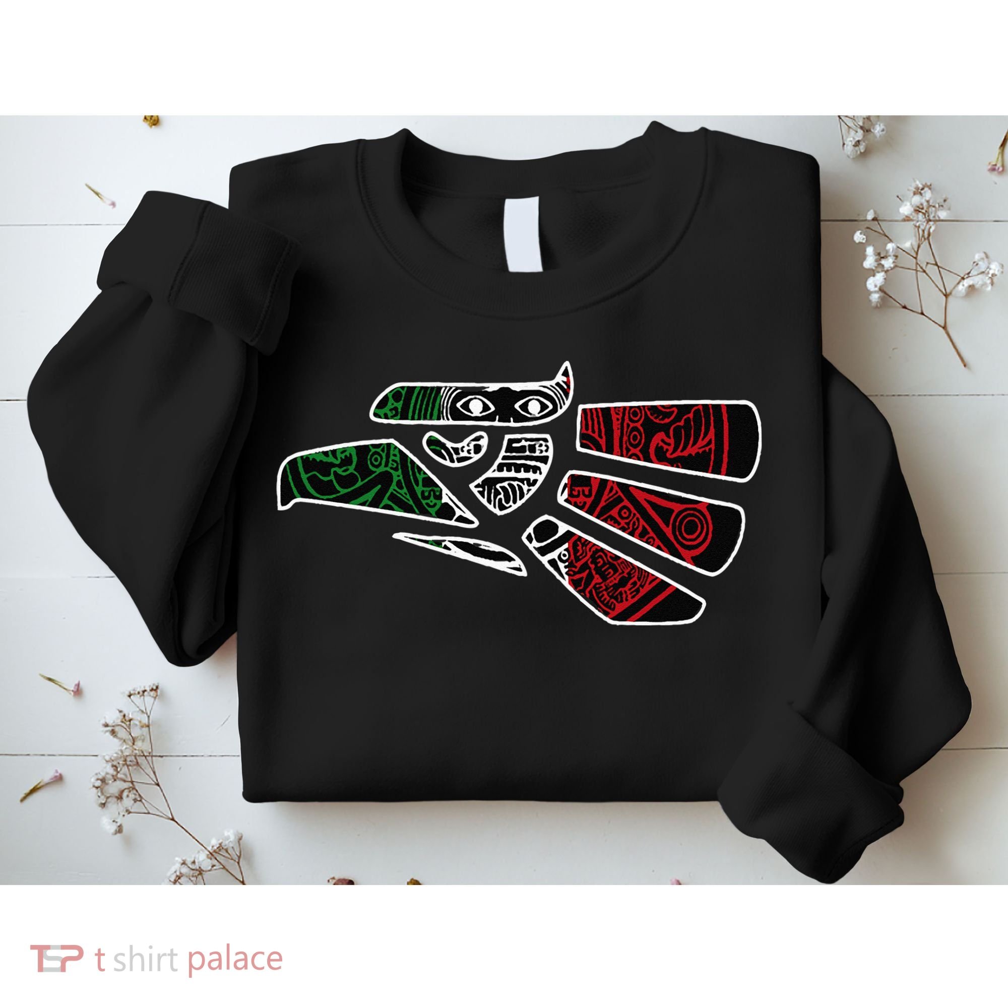 Hecho En Mexico Aztec Calendar Mexican Eagle Sweatshirt