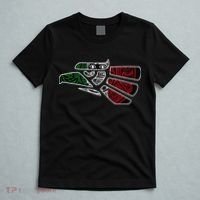 Hecho En Mexico Aztec Calendar Mexican Eagle T-Shirt thumb 5