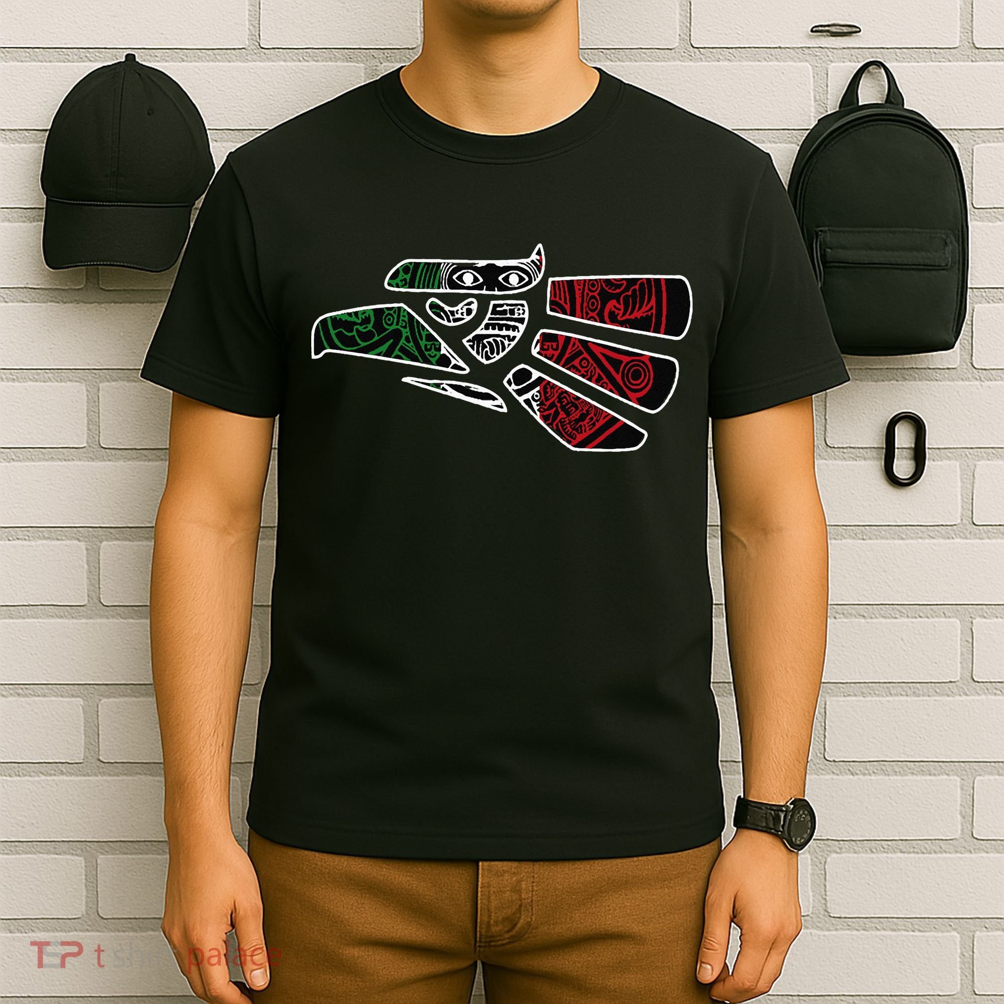 Hecho En Mexico Aztec Calendar Mexican Eagle T-Shirt