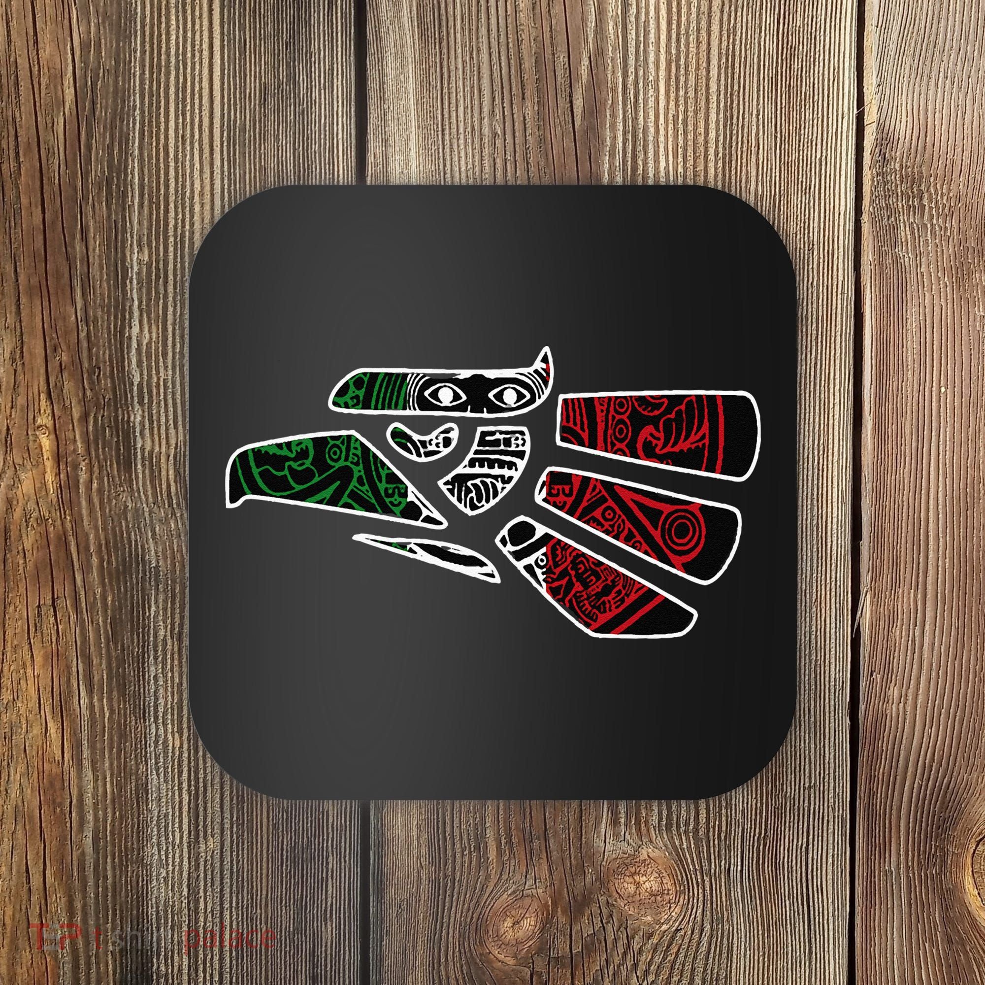 Hecho En Mexico Aztec Calendar Mexican Eagle Coaster