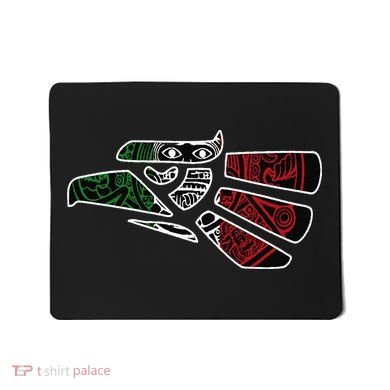 Hecho En Mexico Aztec Calendar Mexican Eagle Mousepad