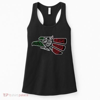 Hecho En Mexico Aztec Calendar Mexican Eagle Women's Tank Top