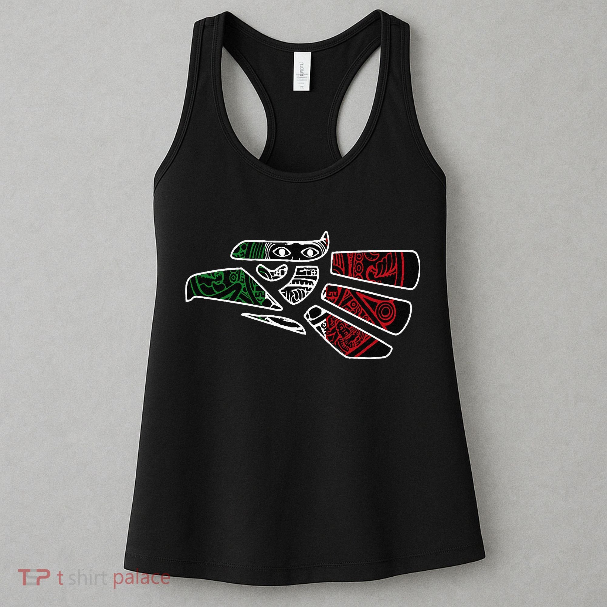 Hecho En Mexico Aztec Calendar Mexican Eagle Women's Tank Top