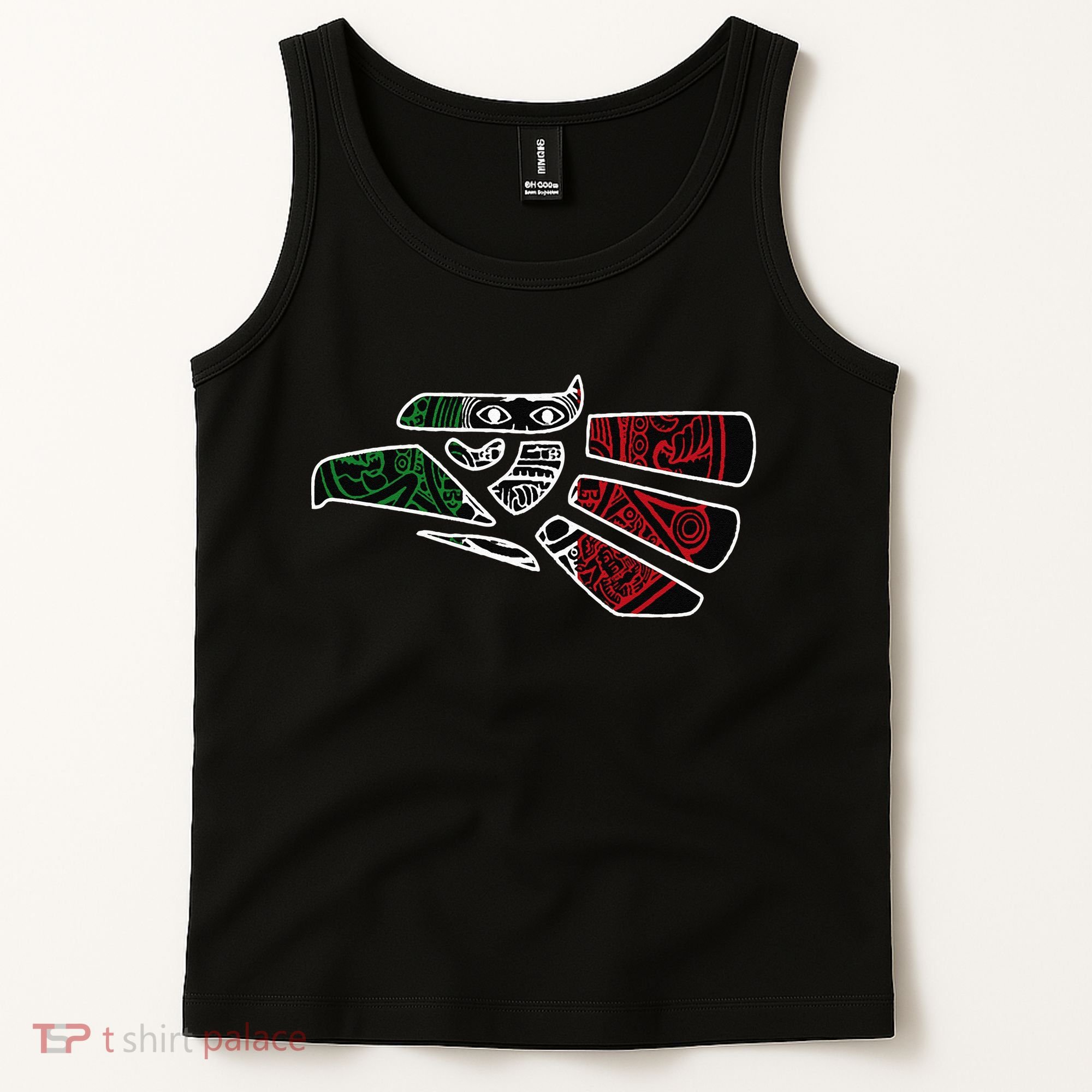 Hecho En Mexico Aztec Calendar Mexican Eagle Tank Top