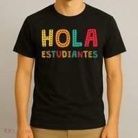 Hola Estudiantes, Maestra Back To School Spanish Teacher T-Shirt thumb 3