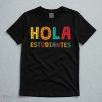 Hola Estudiantes, Maestra Back To School Spanish Teacher T-Shirt thumb 5