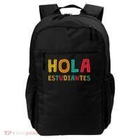 Hola Estudiantes, Maestra Back To School Spanish Teacher Backpack thumb 0